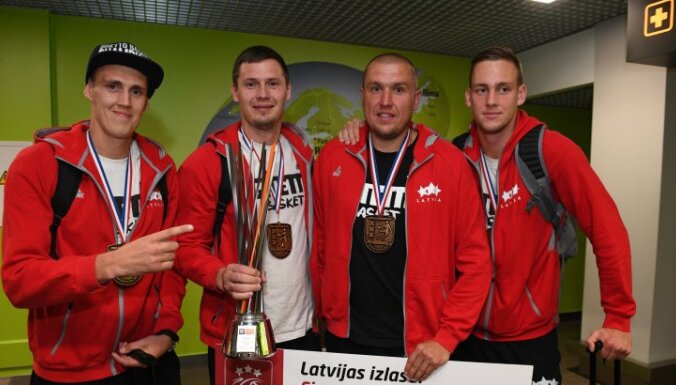 Latvijas 3x3 basketbola izlase sīvā cīņā uzvar Horvātiju un iekļūst Pasaules kausa turnīra ceturtdaļfinālā