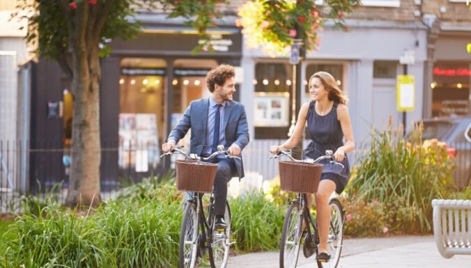 Veselībai svarīgi iemesli, kāpēc uz darbu vajadzētu doties ar velosipēdu