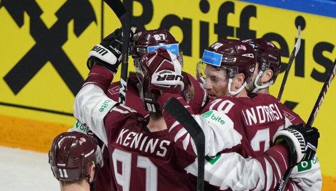 IIHF spēka rangs: Latvijas izlase uzkāpusi uz augsto piekto vietu