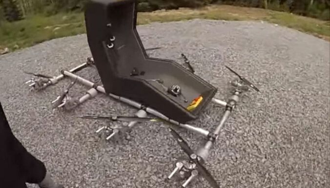 Шведский инженер соорудил летающий стул
