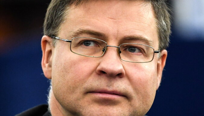 'Delfi' no Strasbūras: Dombrovskis atklāj jaunos pienākumus