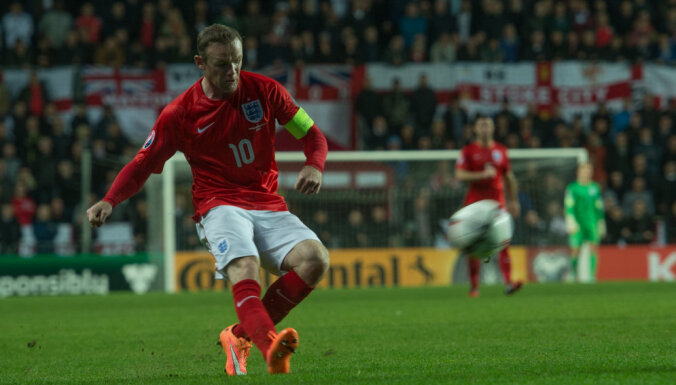 EURO 2016 kvalifikācija: Igaunijas futbolisti mazākumā neiztur Anglijas spiedienu