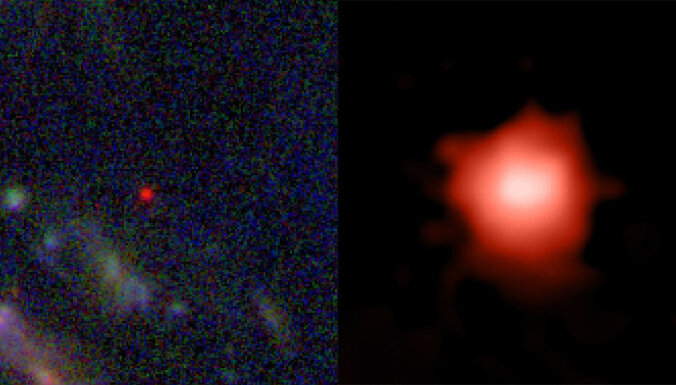 Veba teleskops jau varētu būt pamanījis vecāko jebkad fiksēto galaktiku
