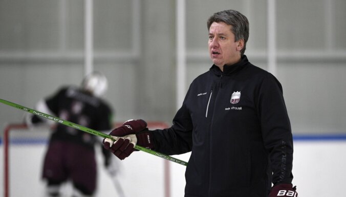 Витолиньш назвал расширенный состав сборной Латвии по хоккею для подготовки к Олимпиаде