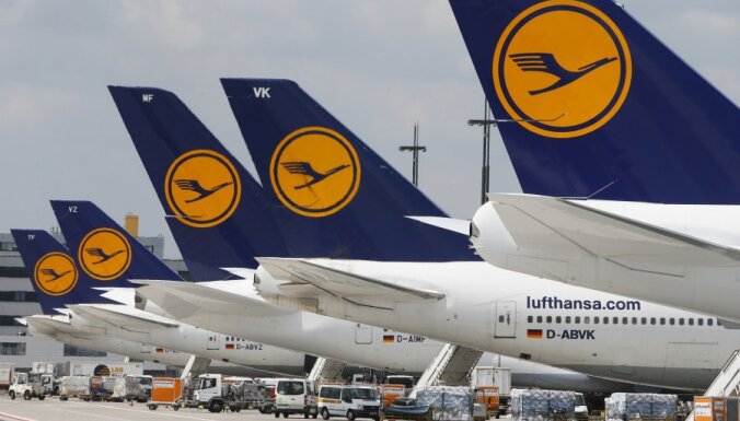 В связи с забастовкой пилотов отменены четыре пятничных рейса по маршруту Рига-Франкфурт