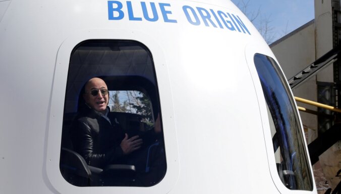 Bezosa kompānija 'Blue Origin' nākamo lidojumu kosmosā veiks 12. oktobrī