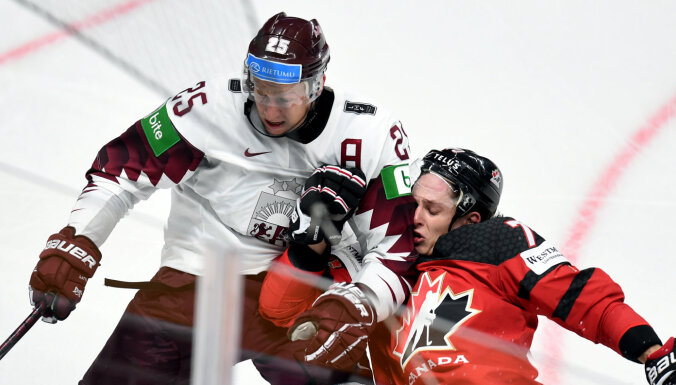 Эпизод матча Латвия — Канада попал в десятку лучших моментов турнира