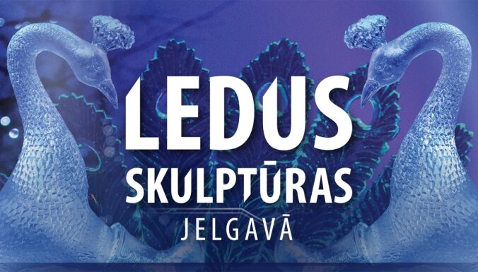 ФОТО. Без фестиваля, но с ледовыми скульптурами – 4 февраля в Елгаве появится 21 новый объект из льда