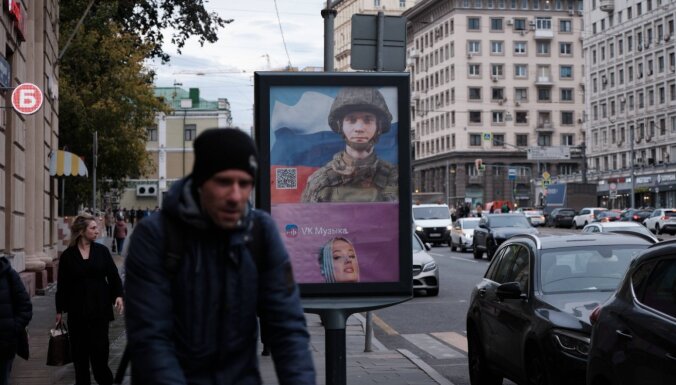 Medijs: Kremlis patiesībā vēlas mobilizēt līdz miljonam cilvēku