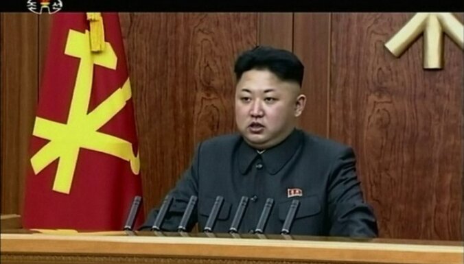 Jaungada uzrunā Kims slavē tēvoča likvidēšanu un brīdina par kodolkatastrofu