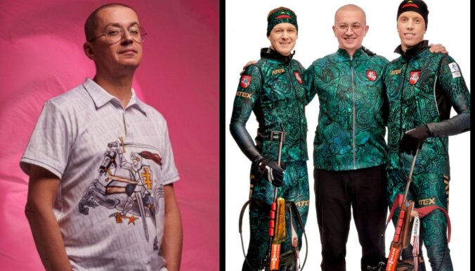 ФОТО: Дизайнер Погребноюс представил одежду для олимпийской сборной Литвы
