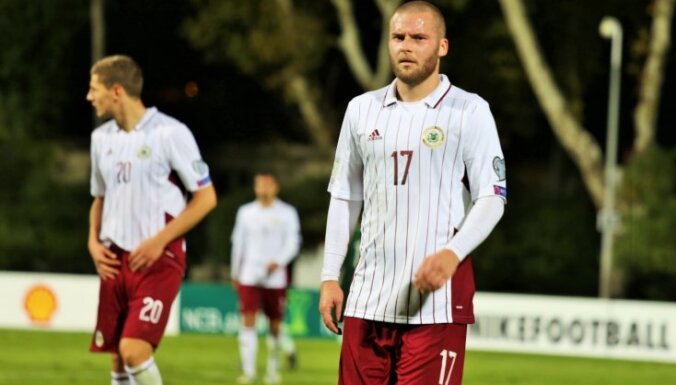 Сборная Латвии по футболу пропустила четыре мяча от косоваров