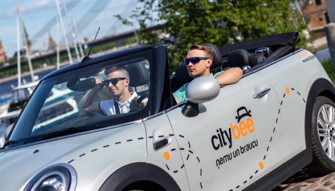 CityBee начал предлагать в Латвии каршеринг кабриолетов