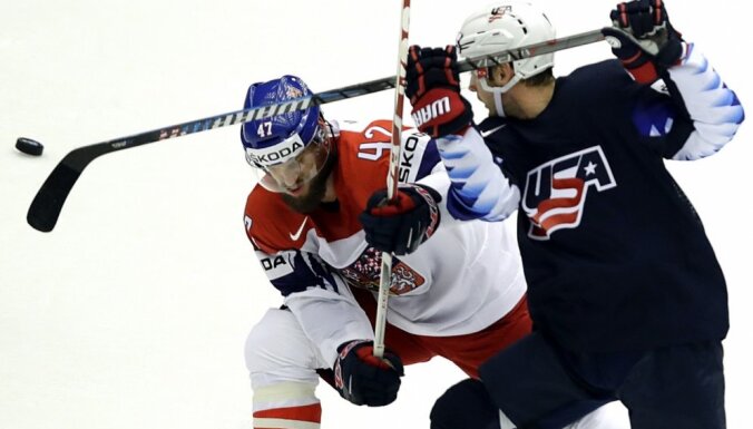 Хоккей: Команды Чехии и США сегодня могут повлиять на судьбу сборной Латвии