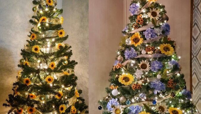 ФОТО. Новогодний тренд 2019: елки в подсолнухах