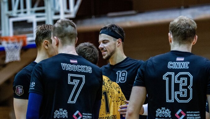 'Credit24' volejbola meistarlīga: 'RTU/ Robežsardze' piecos setos uzvar Jelgavas klubu