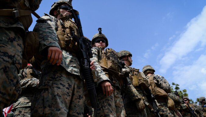 Spriedze Ukrainā: ASV nosaka trauksmes gatavību 8500 karavīriem