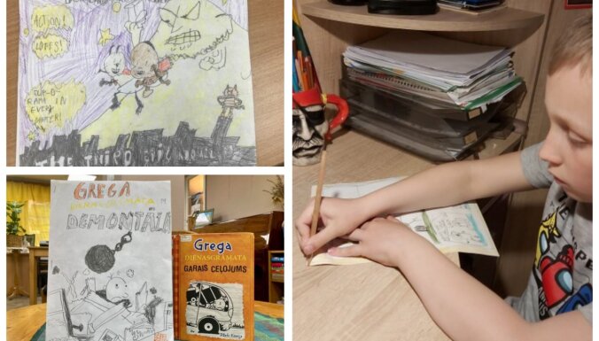Īsts 'tārpiņš' – deviņgadīgais sabilnieks Edvards rada savu versiju grāmatām, kas iepatikušās