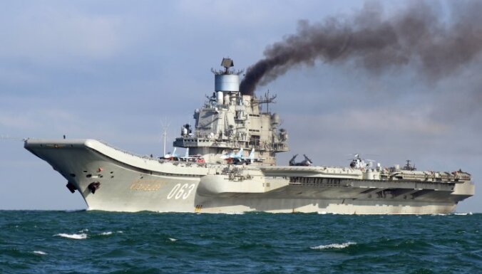 Авианосец "Адмирал Кузнецов" и крейсер "Петр Великий" в январе могут вернуть из Сирии в Россию