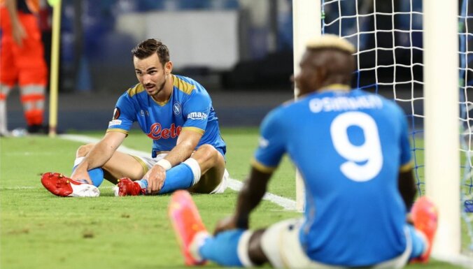 'Leicester City' un 'Napoli' komandas piedzīvo negaidītus zaudējumus UEFA Eiropas līgā