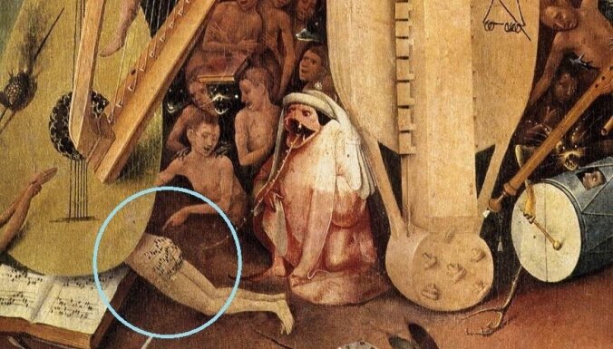 Atšifrēti uzraksti uz dibena slavenajā Bosha gleznā