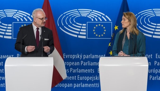 Latvija būs nozīmīga spēlētāja EP atbildē Krievijai, uzsver Metsola