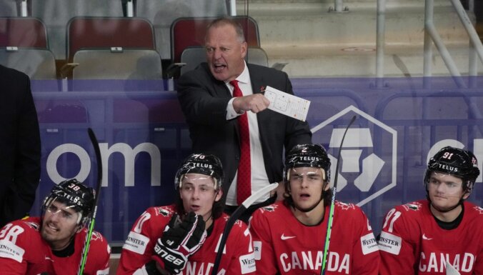 Kanādas izlases treneris: būšu šokēts, ja Latvija un Vācija necīnīsies par uzvaru
