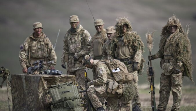 Прибытие британских военных в Латвию ожидается в первом полугодии