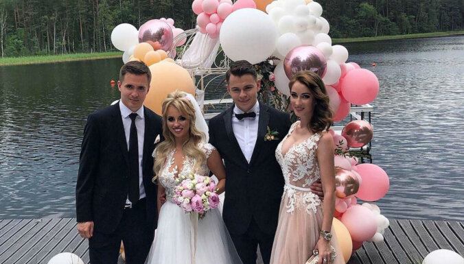 ФОТО. Свадьба хоккеиста и стоматолога: латвийский нападающий Эдгар Кулда женился