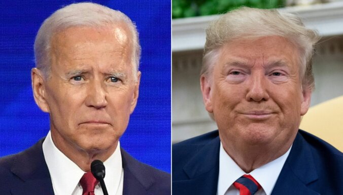 Трамп официально стал кандидатом в президенты и поспорил с Байденом