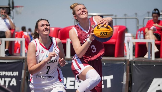 Latvijas 3x3 basketbolistēm otrā vieta FIBA U-23 Nāciju līgas piektajā posmā