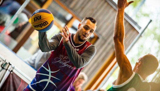 'Top Gun' posmā Jelgavā uzvar mājinieki un Latvijas sieviešu 3x3 basketbola izlase