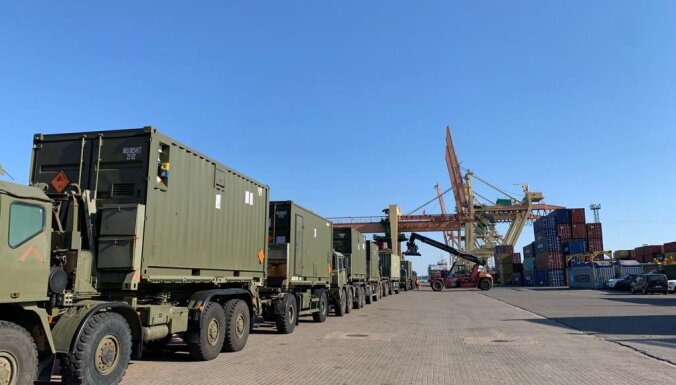 В Лиелварде развернута батарея ЗРК NASAMS из Испании