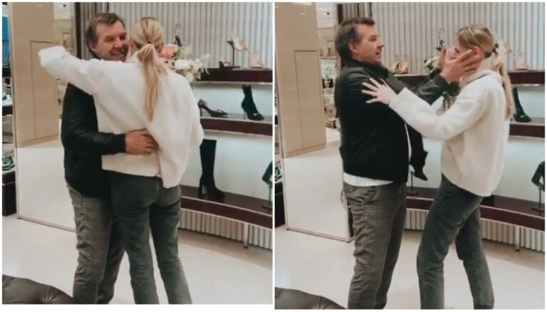 Aizkustinošs video: Oļegs Znaroks līdz asarām noved savu meitu