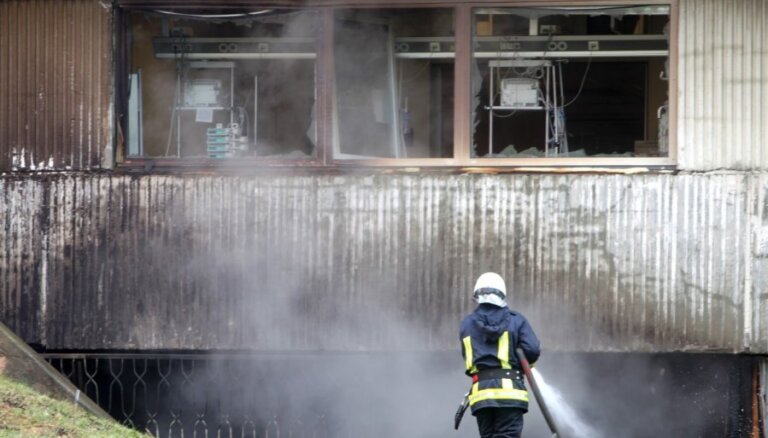 Stradiņa slimnīca ugunsgrēka radītos zaudējumus segusi no saviem līdzekļiem