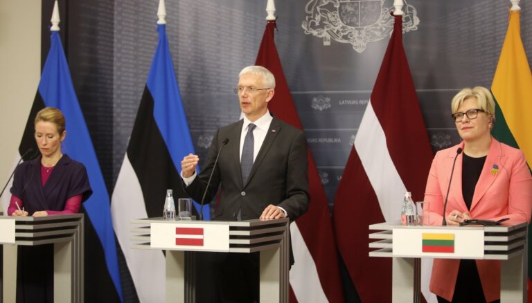 Rīgā tiksies Baltijas valstu valdību vadītāji