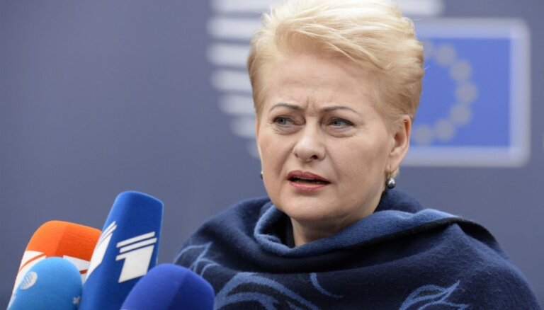 Администрация Грибаускайте: "Северный поток-2" - угроза единству стран ЕС