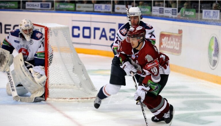 Miķelis Rēdlihs - rezultatīvākais pēc četrām aizvadītajām KHL Gagarina kausa spēlēm