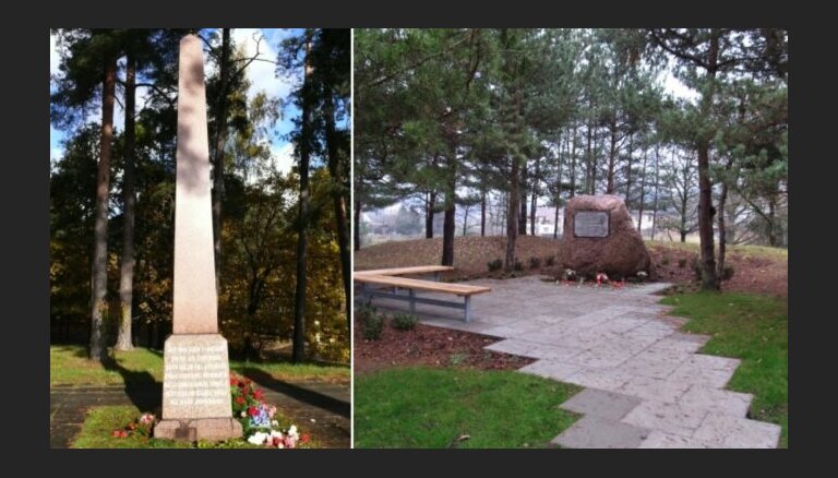 В Риге демонтируют еще два памятника, прославляющих советский режим
