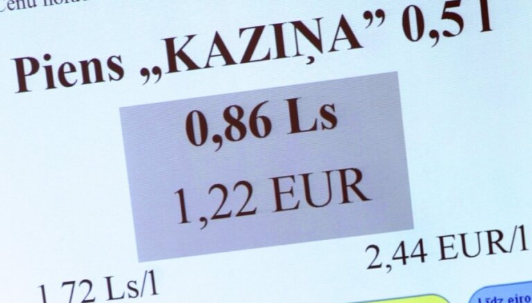 В Латвии заметно выросло число "противников" перехода евро
