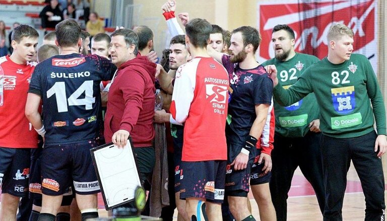 Dobeles 'Tenax' handbolisti EHF Eiropas kausā nepārvar otro kārtu