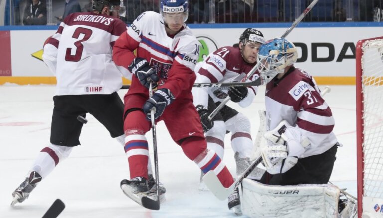 Чемпионат мира: Латвия была близка к победе над Чехией, но уступила по буллитам