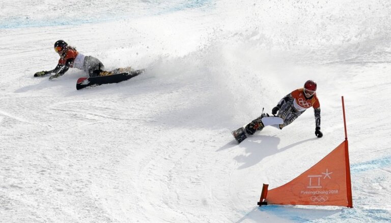 XXIII Ziemas olimpisko spēļu rezultāti snovbordā sievietēm paralēlajā milzu slalomā (24.02.2018.)