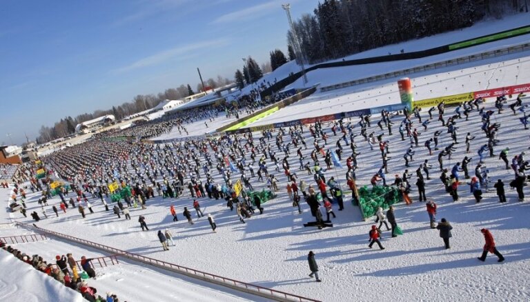 Tartu slēpošanas maratonā uzvar zviedrs Džerijs Ārlins