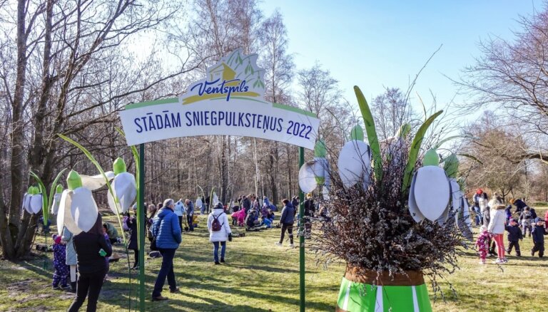 1. aprīlī Ventspilī notiks sniegpulkstenīšu stādīšanas talka