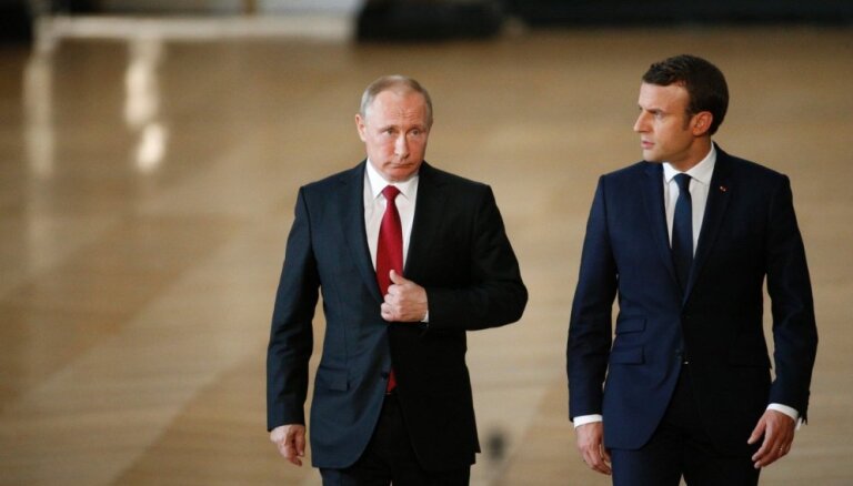 Putins un Makrons vienojas par nepieciešamību veikt neatkarīgu inspekciju Zaporižjas AES