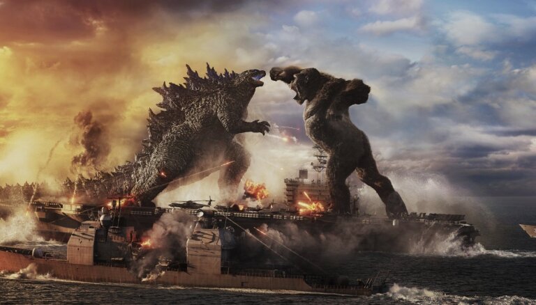 'Godzilla vs. Kong' testē pasaules ūdeņus: filmas rezultāti labākie pandēmijas laikā