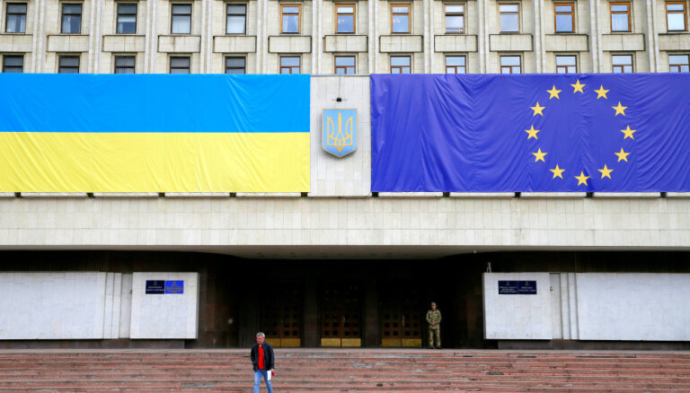Глава Еврокомиссии обсуждает в Киеве заявку Украины на вступление в ЕС