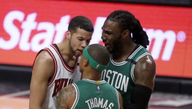 'Celtics' un 'Jazz' izlīdzina rezultātu NBA 'play off' sērijās