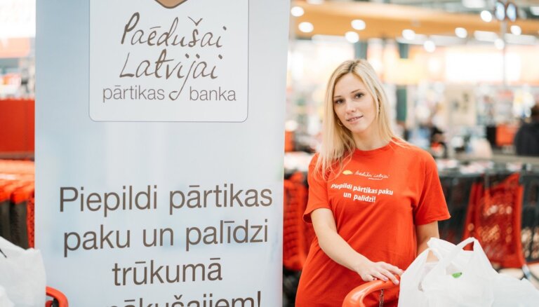 4. martā daudzos 'Rimi' varēs ziedot pārtikas pakas trūcīgām ģimenēm